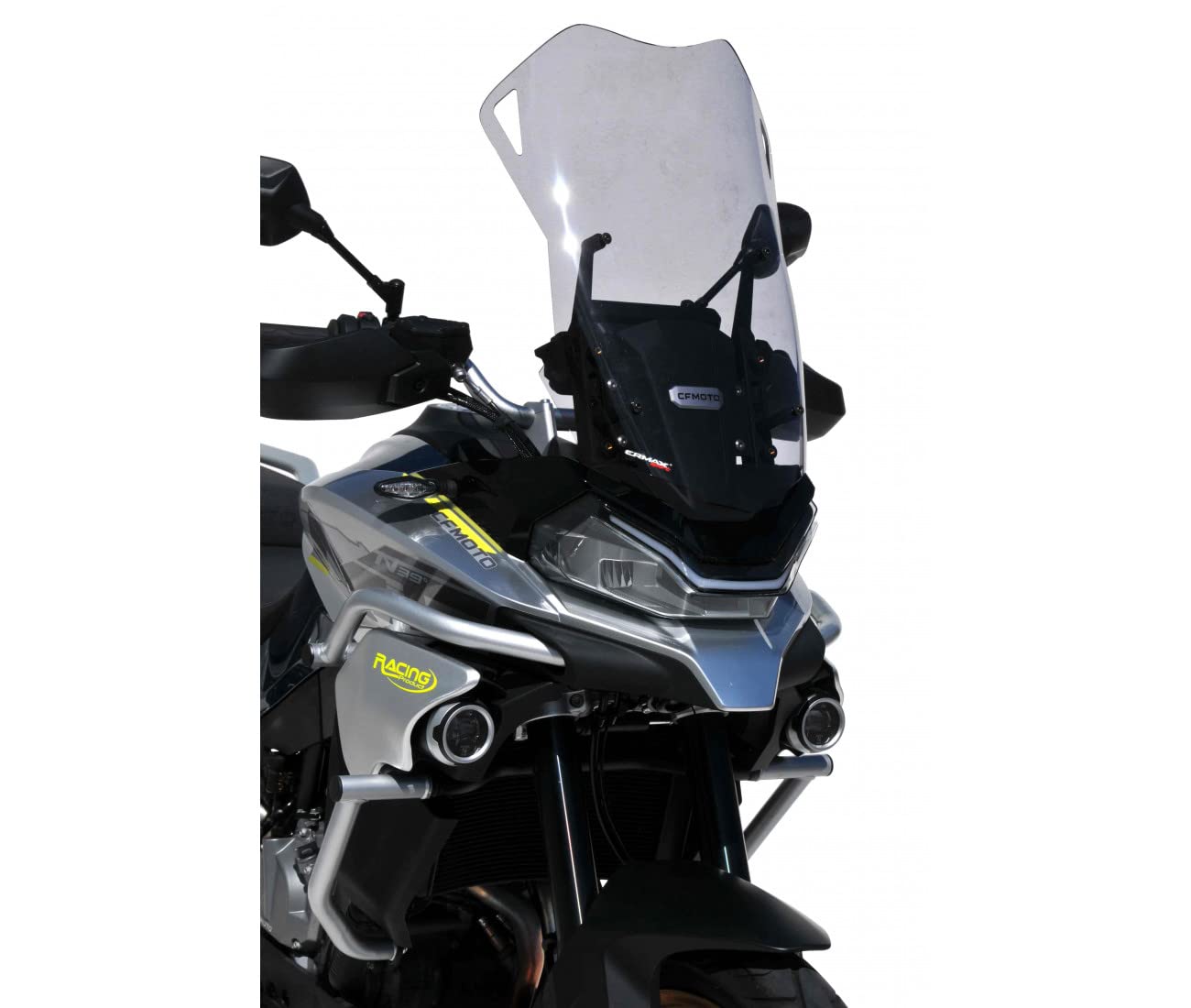 Ermax high-protection windshield wind deflector light grey CF MOTO 800 MT Touring/Sport 2022+
