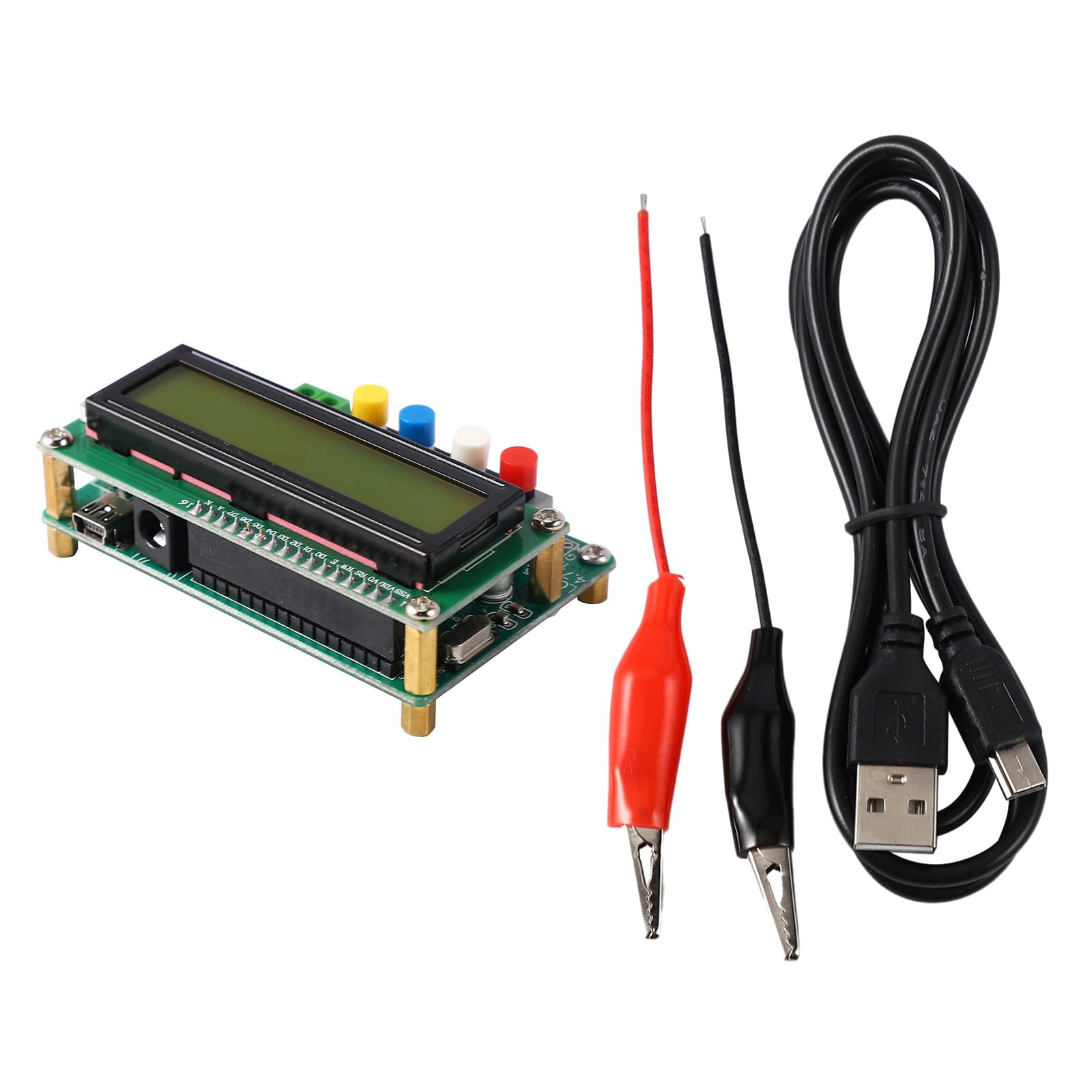 LC100-A - Medidor de capacitancia de inductancia digital LCD de alta precisión para prueba de condensador Mini interfaz USB