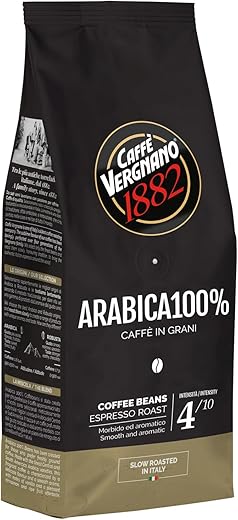 Caffè Vergnano 1882 Caffè in Grani Arabica 100% - 1 confezione da...