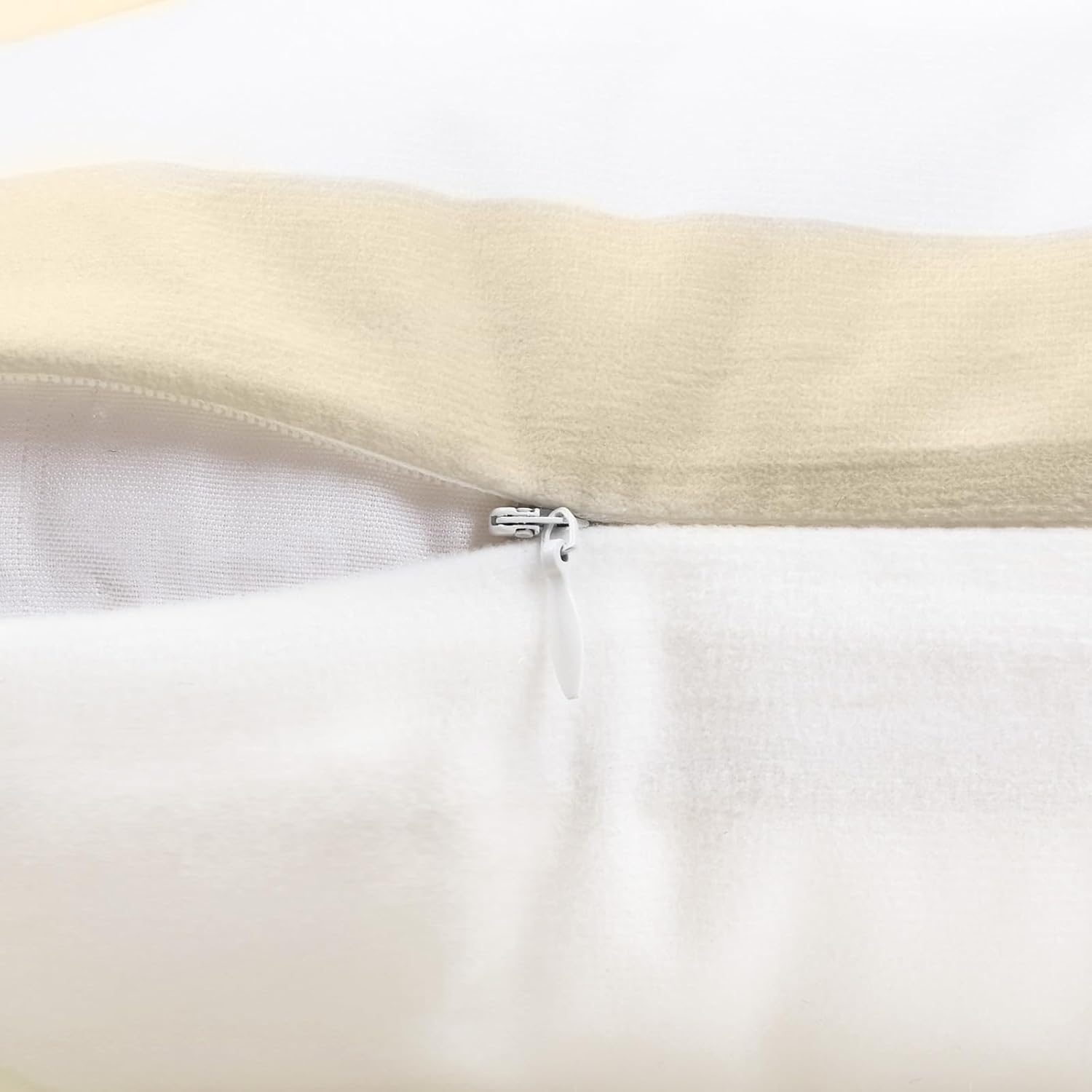 Bonhause Winter Christmas Throw Pillow Covers 18 x 18 Inch Xmas Trees Balls Snowy Houses Snowflakes Brown Decorative Pillow Cases for Couch Sofa Bed Home Holiday Decor Set of 4 - Image 5