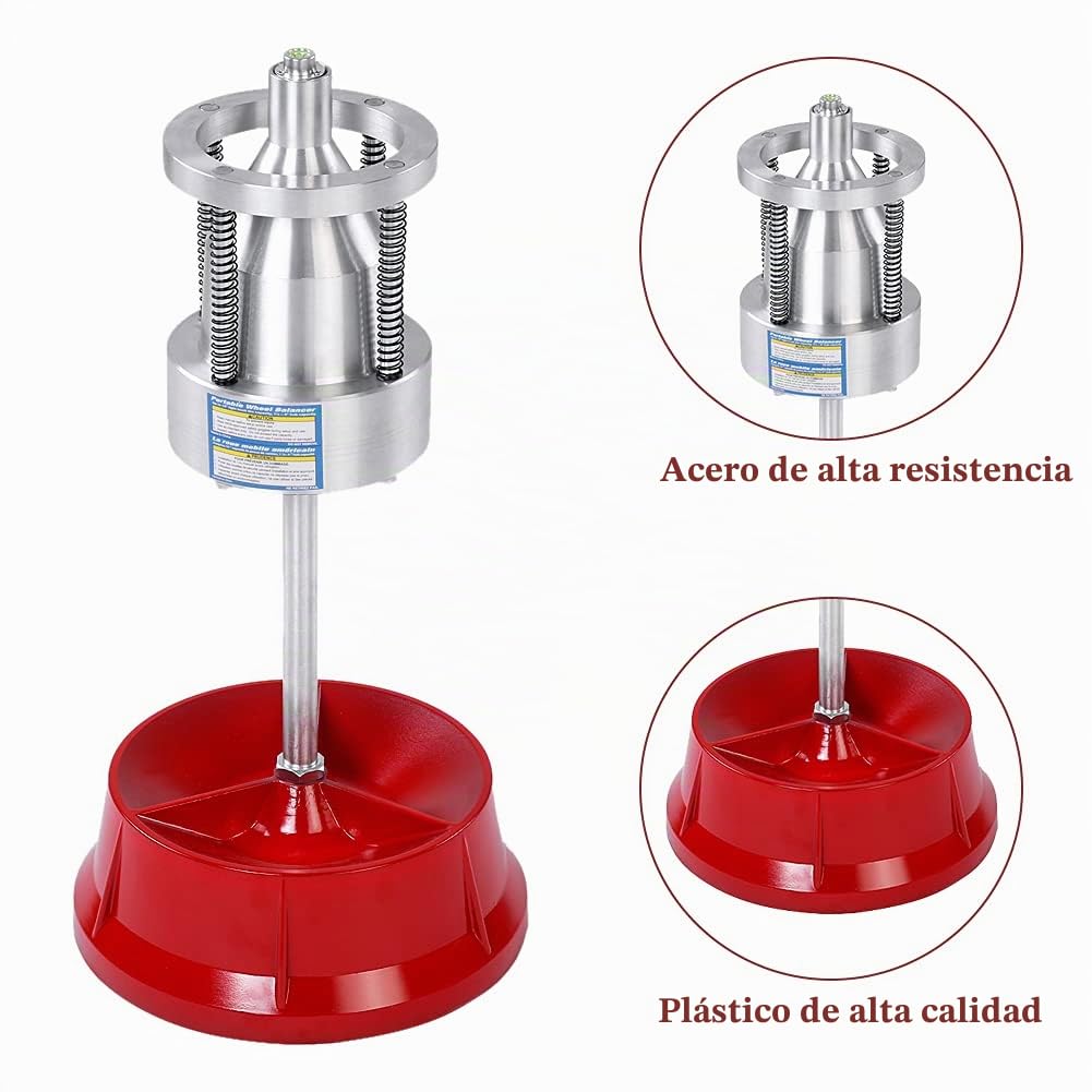 Equilibrador de Ruedas Portátil Universal para Coches y Camiones, Máquina Equilibradora Automática, Acero y Plástico