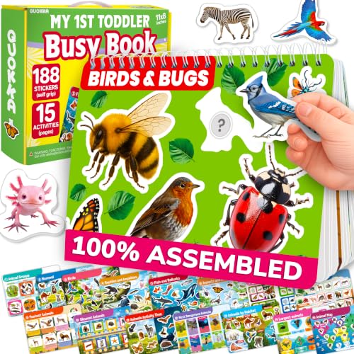 Montessori Busy Book for Kids Ages 4-8 My Preschool Toddler Busy Book 3-5