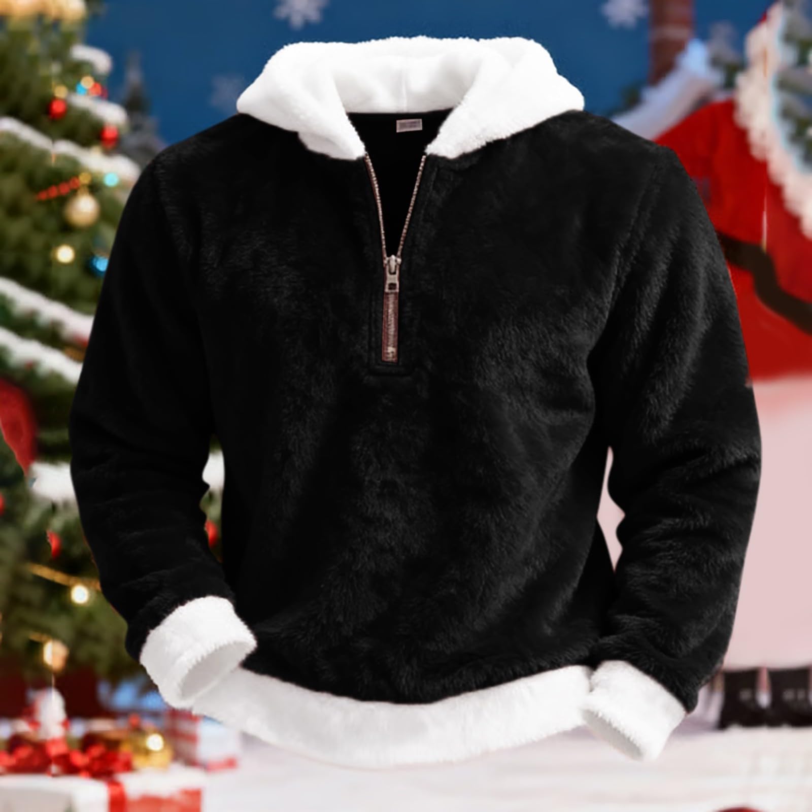 Sudadera Laboral Unisex con Capucha, De Forro Doble Faz, Cremallera, Cómoda, Informal Y Estilo. Chaqueta Verano Hombre (Black, M) Ropa Deportiva Ciclismo Chaquetas para Proteccion Solar