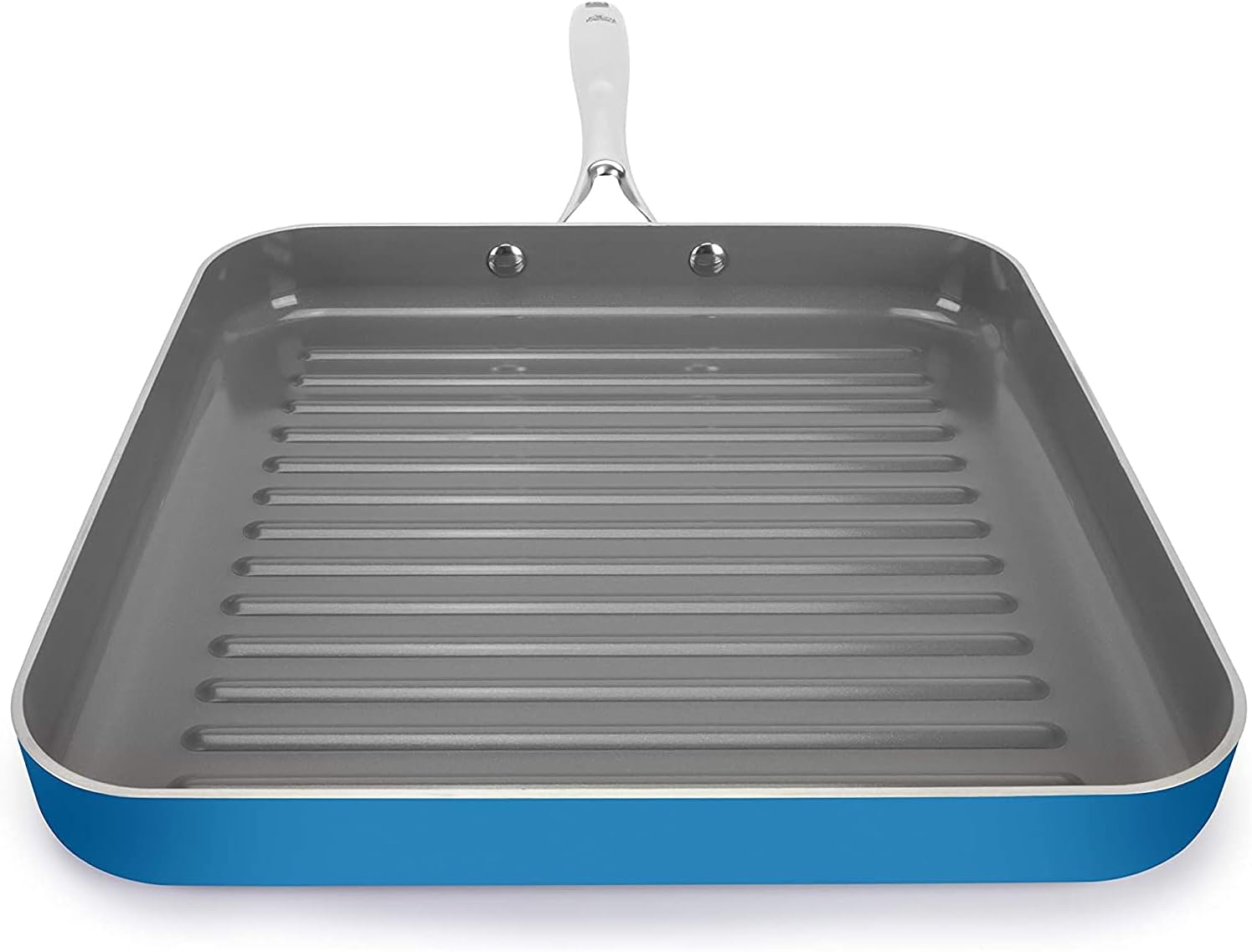 EaZy MealZ Square NonStick Grill Pan for Stove, Light Weight, Perfect