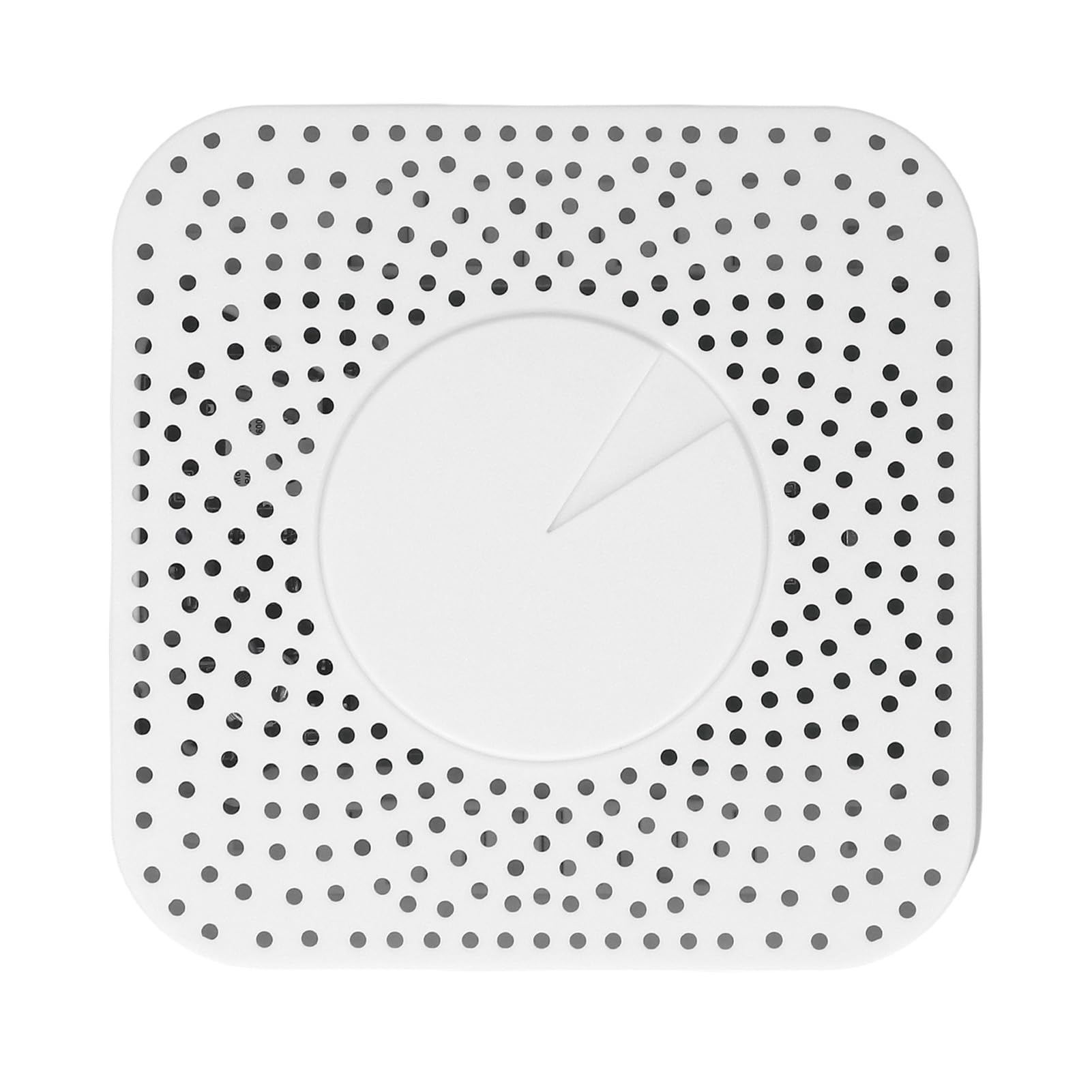 Tester intelligente della qualità dell'aria, misuratore WiFi per il monitoraggio di CO2, HCHO, VOC, umidità e temperatura in interni, uso domestico, bianco