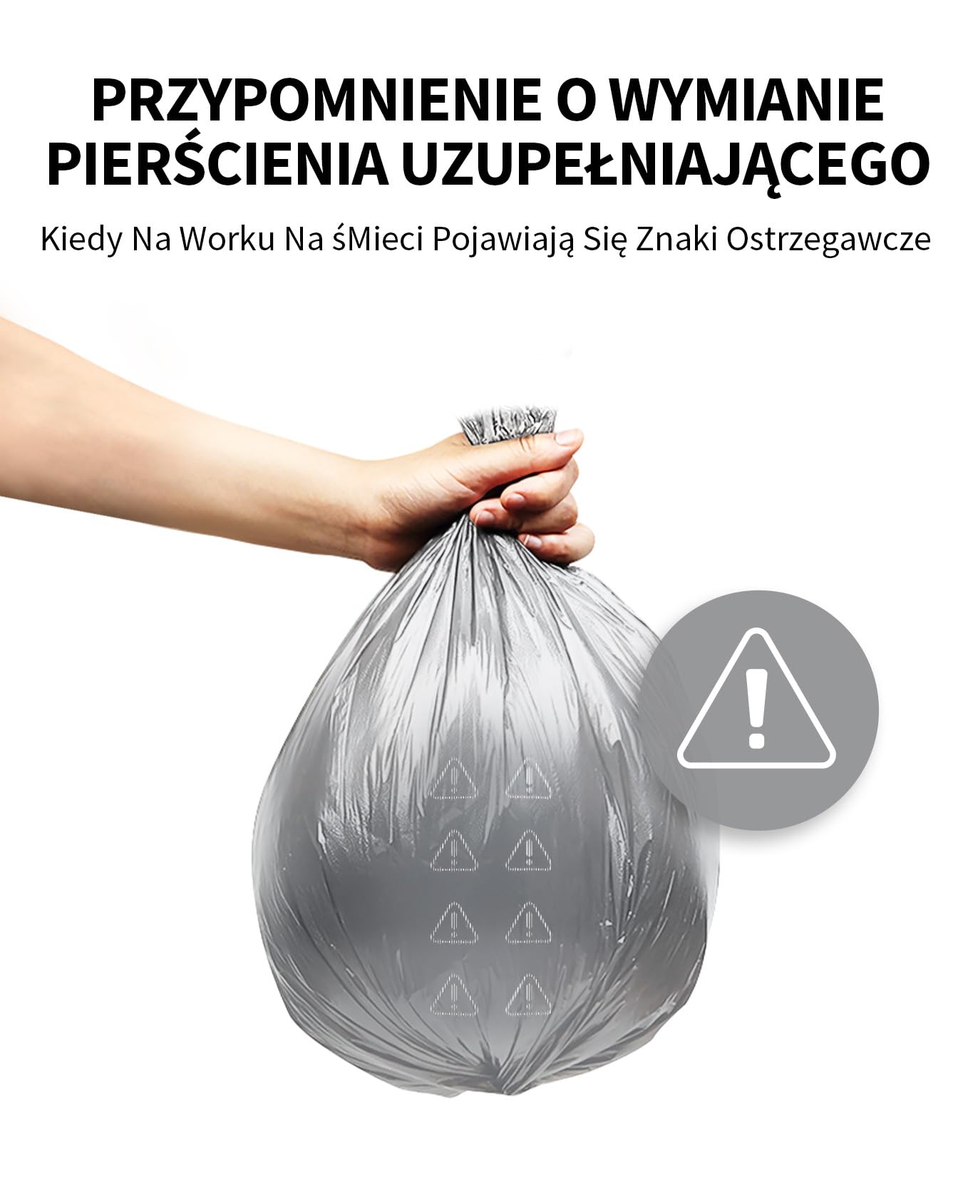 PETKIT Ekskluzywny Pierścień Uzupełniający do PUROBOT ULTRA, Wymienne Worki na Śmieci, 4 Worki, Automatyczne Pakowanie, Czyszczenie i Blokowanie Zapachów, 10 Razy na Worek