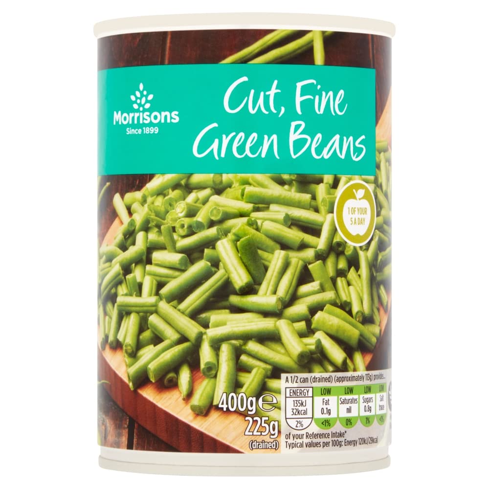 MORRISONS CUT GREEN BEANS 400G