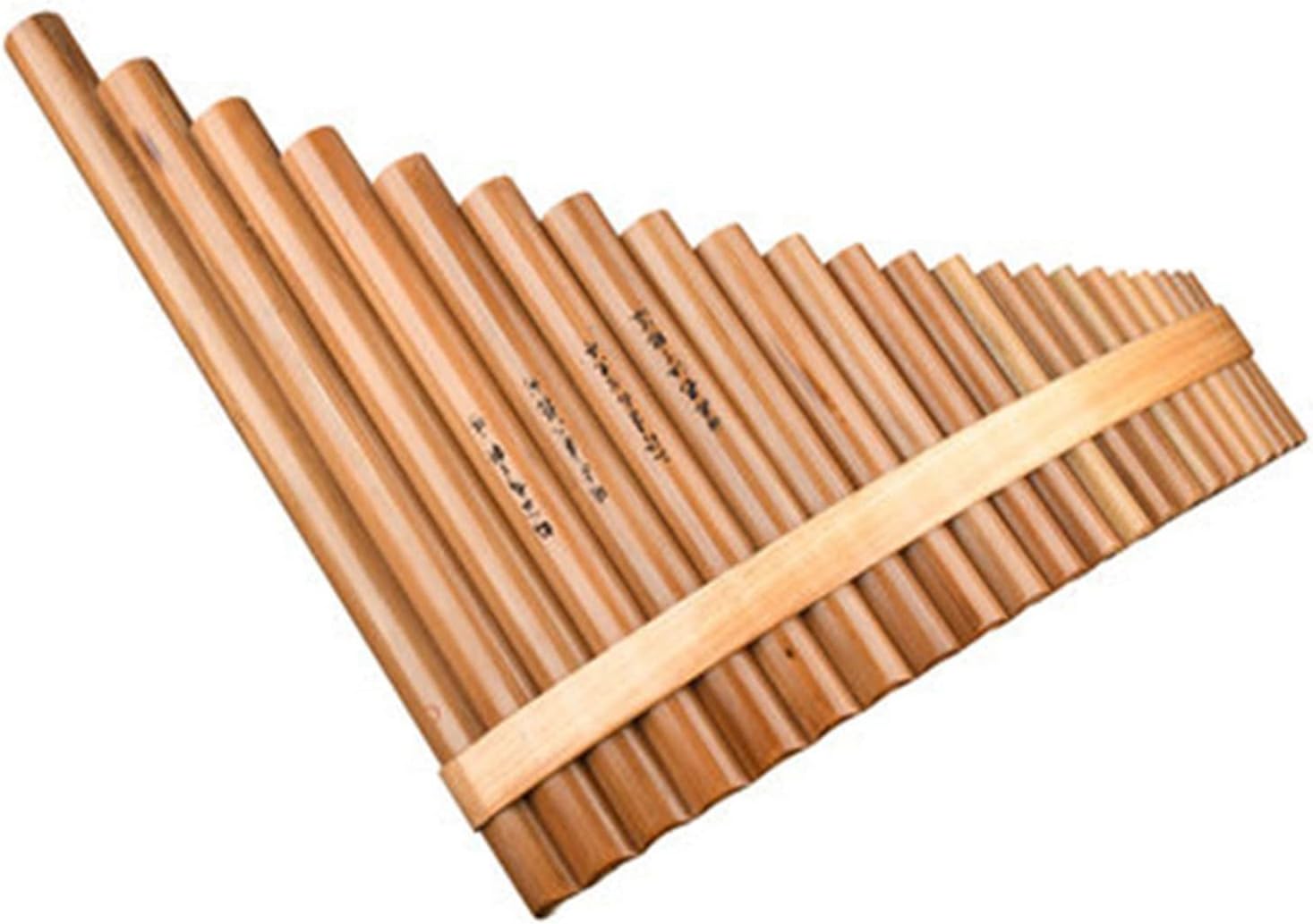 ALFAAL Natural Bitter Bamboo Pan Flute 22 Pipes C D F G