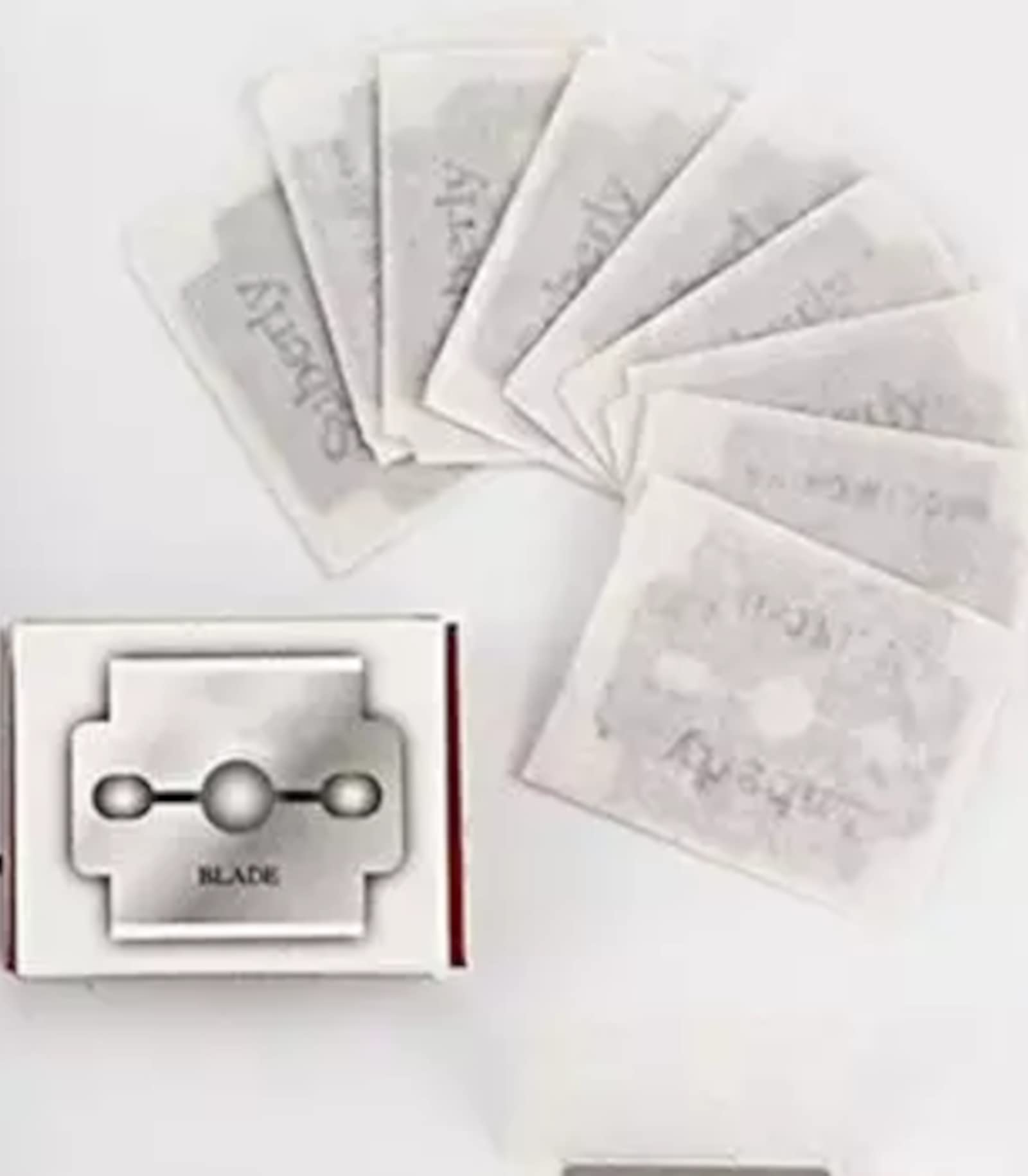 1000x Ersatzklingen Hornhautentferner 10er aus Edelstahl Hornhaut-Rasierklingen Maisentferner-Klingen Fußschaber Edelstahlklingen Pediküre-Werkzeuge (100x 10er Packet)