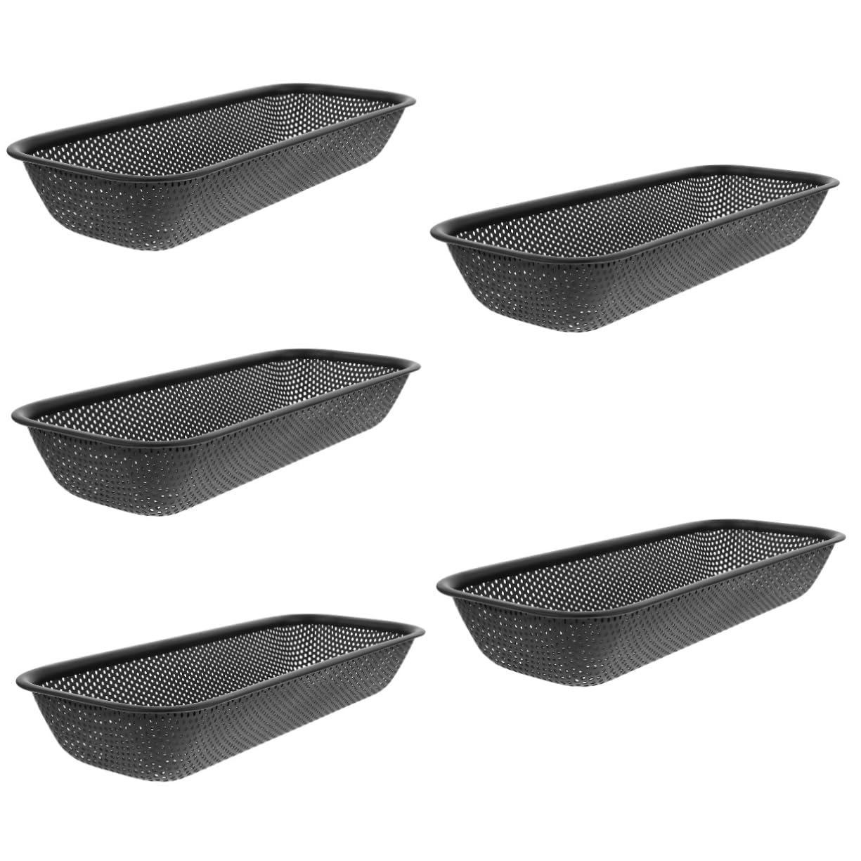 Gatuida 5piezas Cesta De Cubiertos Inoxidable para Lavavajillas Organizador De Utensilios De Cocina Gran Capacidad y Diseño De Drenaje Rápido Soporte para Tenedores y Palillos Accesorio
