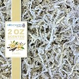 MagicWater Scented Crinkle Cut Paper - 2 oz - Vanilla - Perfect for Shredded Paper Filler, Basket Filler, Gift Boxes, Bridesmaid Gifts, Christmas Stuffers & More β For All Occasions