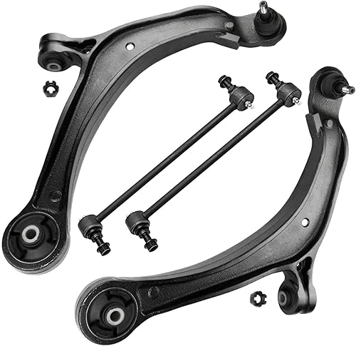 Miniatura 1091 de Detroit Axle - Kit de brazos de control delanteros de 4 piezas para Chevrolet Aveo Aveo5 Pontiac G3 Wave Wave5 Suzuki Swift+, 2 brazos de control