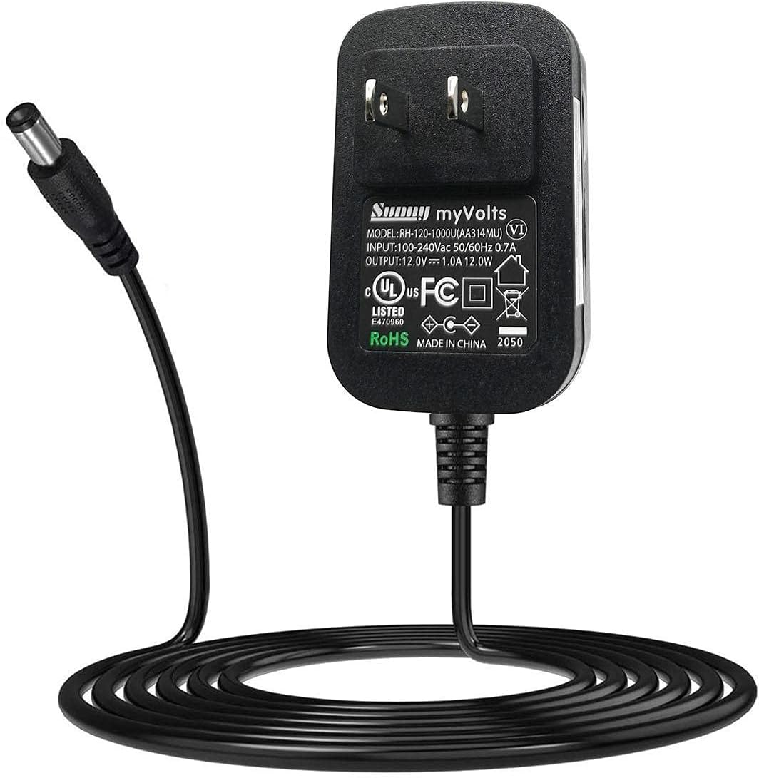MyVolts 12V Power Supply Adaptor Compatible with/Replacement for Kawai GB-2 Guitar Trainer - US Plug