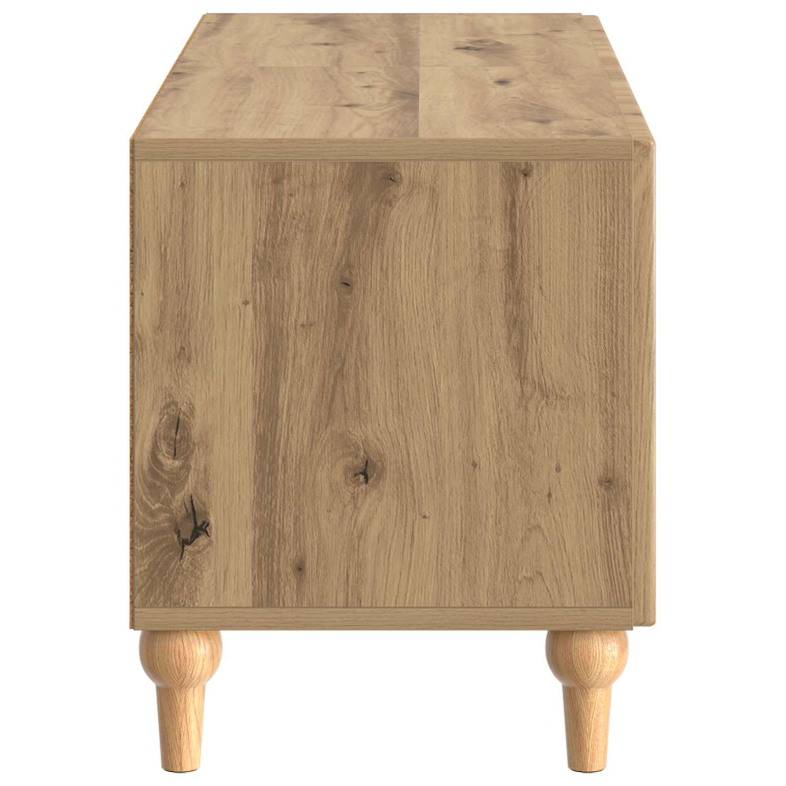 Hothingwell Drewniana szafka pod telewizor 98 x 35 x 43 cm
