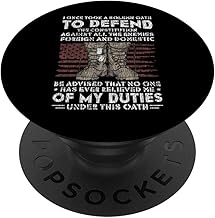 To Defend The Constitution Hero Proud National Guard Army PopSockets PopGrip: Swappable Grip for Phones & Tablets