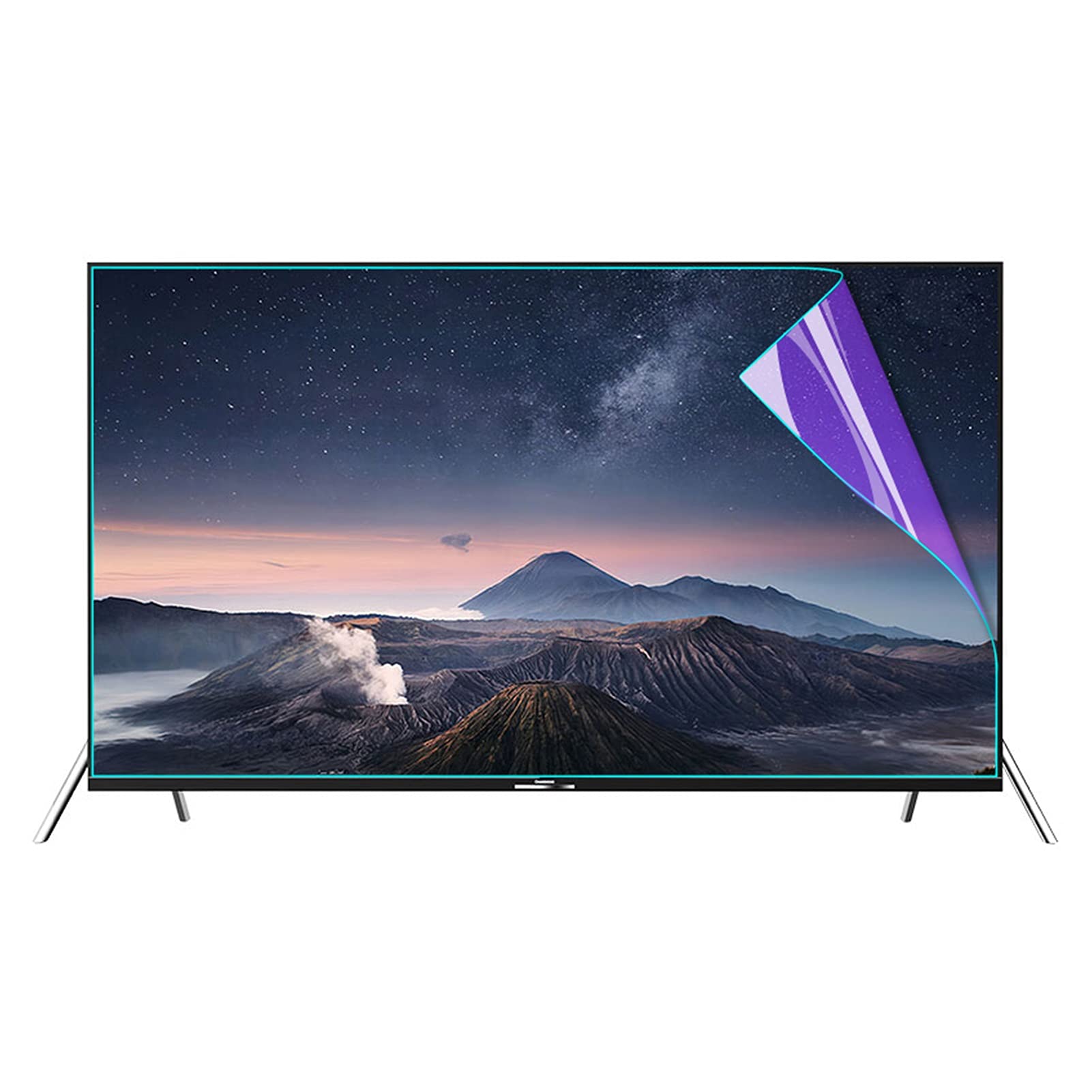 Adatto per LCD, LED, OLED 4K e QLED e Schermo Curvo, Protezione Schermo da 27-75 Pollici, Filtro Anti-Luce Blu, Protezione Schermo per Monitor Luce Blu (60 inch 1327X749mm)
