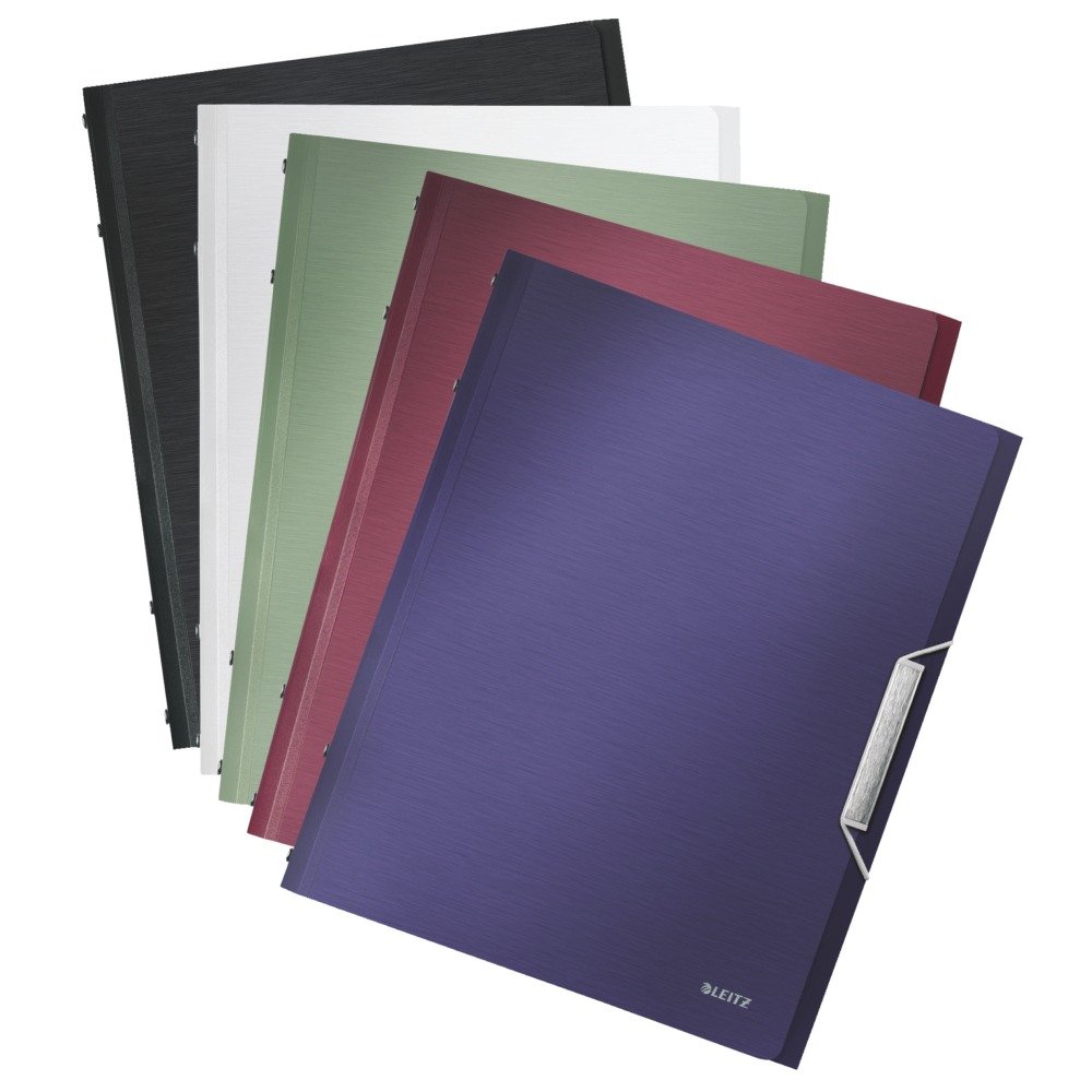 LEITZ 39950094 - Carpeta clasificador STYLE PP 6 separadores DIN A4 color negro satinado