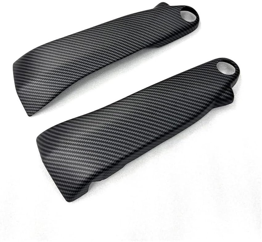 Motorcycle Side Wind Wing for st&reet fi&ghter V4 S R 2020-2023 Carbon Fiber Frame Covers Fuel Tank Side Panels Fairing Kit Motorcycle Accessories(Mute Carbon Fiber)