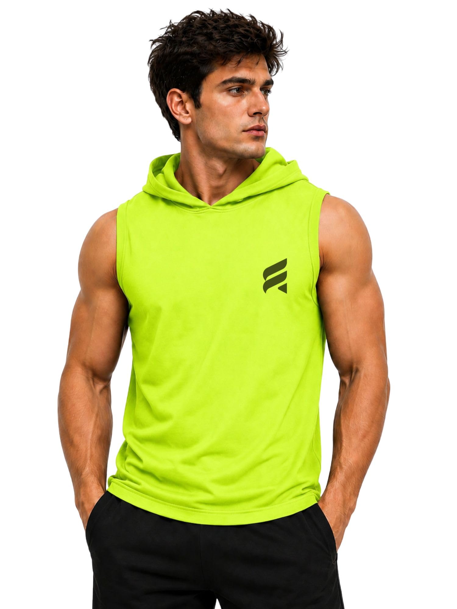 3Colors Men's Sleeveless Gym Hoodie Quick Dry Hooded Tank Top SOULFIT | 3 Colours Available, Gym Wear, Quick Dry Fabric, Sleeveless Design, Men's Activewear-image-29