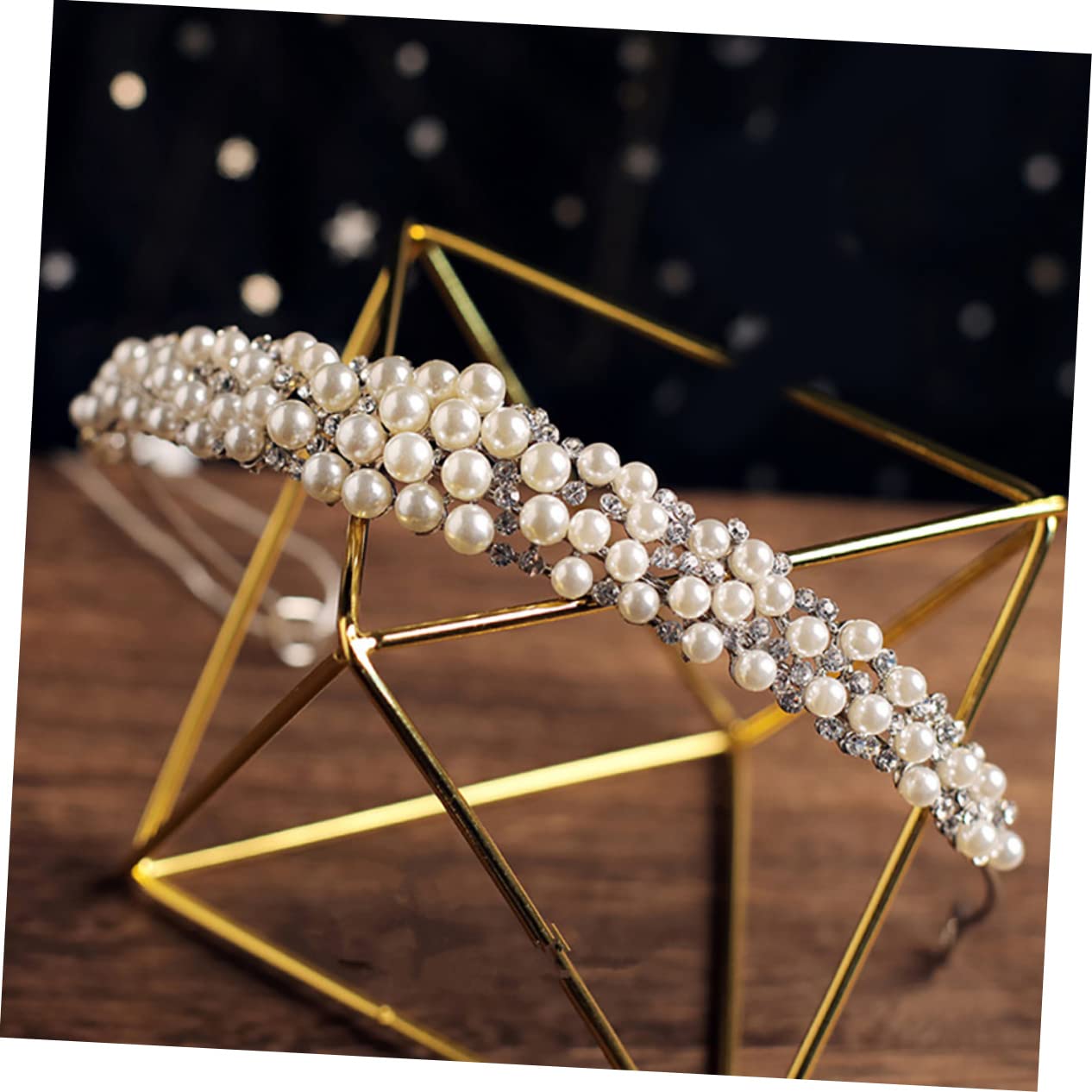 4 piezas accesorio para el pelo diadema nupcial AB diamantes de imitación accesorios para el cabello nupcial diademas de perlas para mujeres diademas brillantes para mujeres tocado de