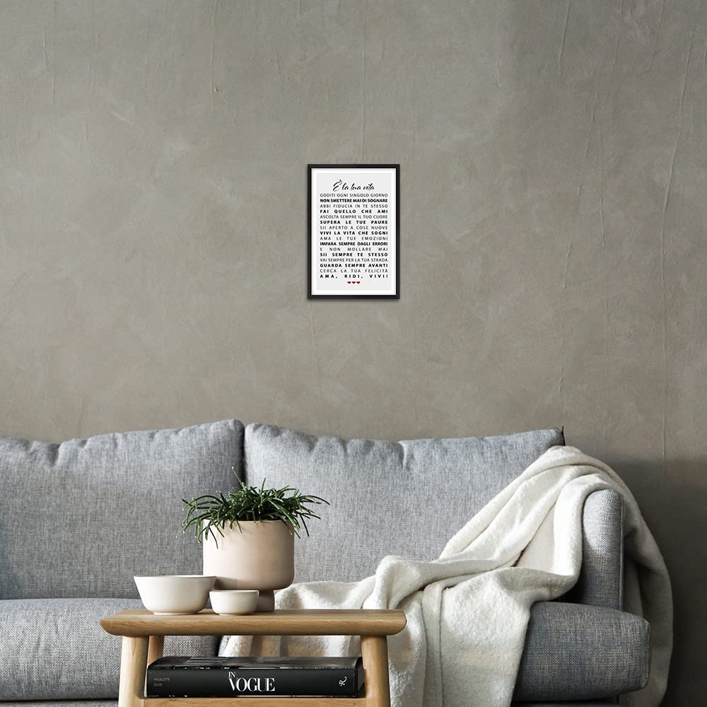 Poster Motivazionale Per Parete - Carta Glossy Premium 29.7x42cm, Decorazione Per Casa E Ufficio