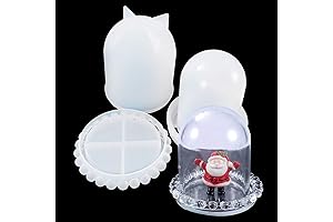 Cloche Bell Jar Display Dome Resin Mold Dice Cup Silicone Set