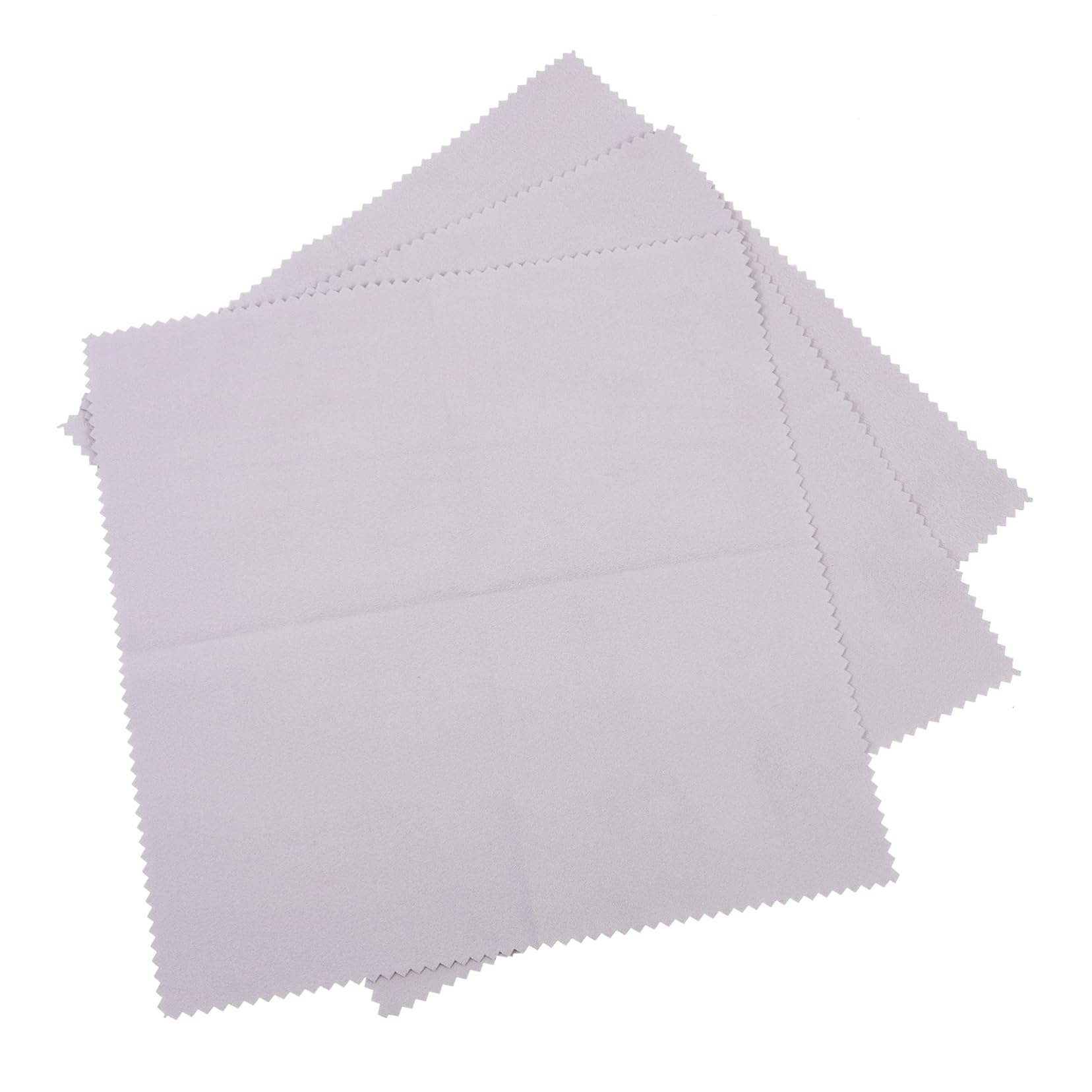 DECHOUS Piano Cleaning Cloth 3 Pcs Fiber Violin Cleaning Soft Silk for Clarinet Flute Easy to Fold Reusable Portable Light Grey