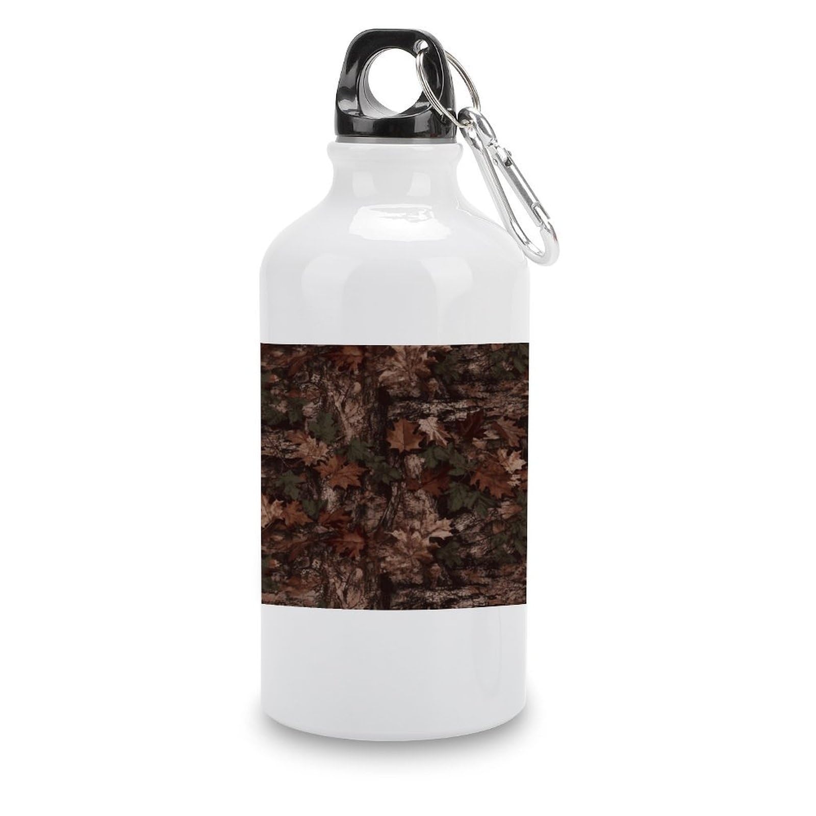 VstaDank Outfitter Tuff Camo Water Bottles Aluminum Sports Water Bottle with Lid&Hook Buckle Fashion Vacuum Insulated Water Bottles Hydration Flask Leak Proof Tumbler Keep Cold&Hot