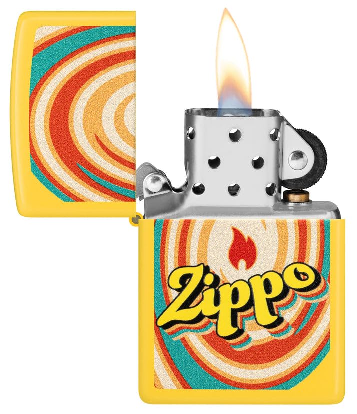 Encendedor Zippo personalizado diseño girasoles miniatura 4