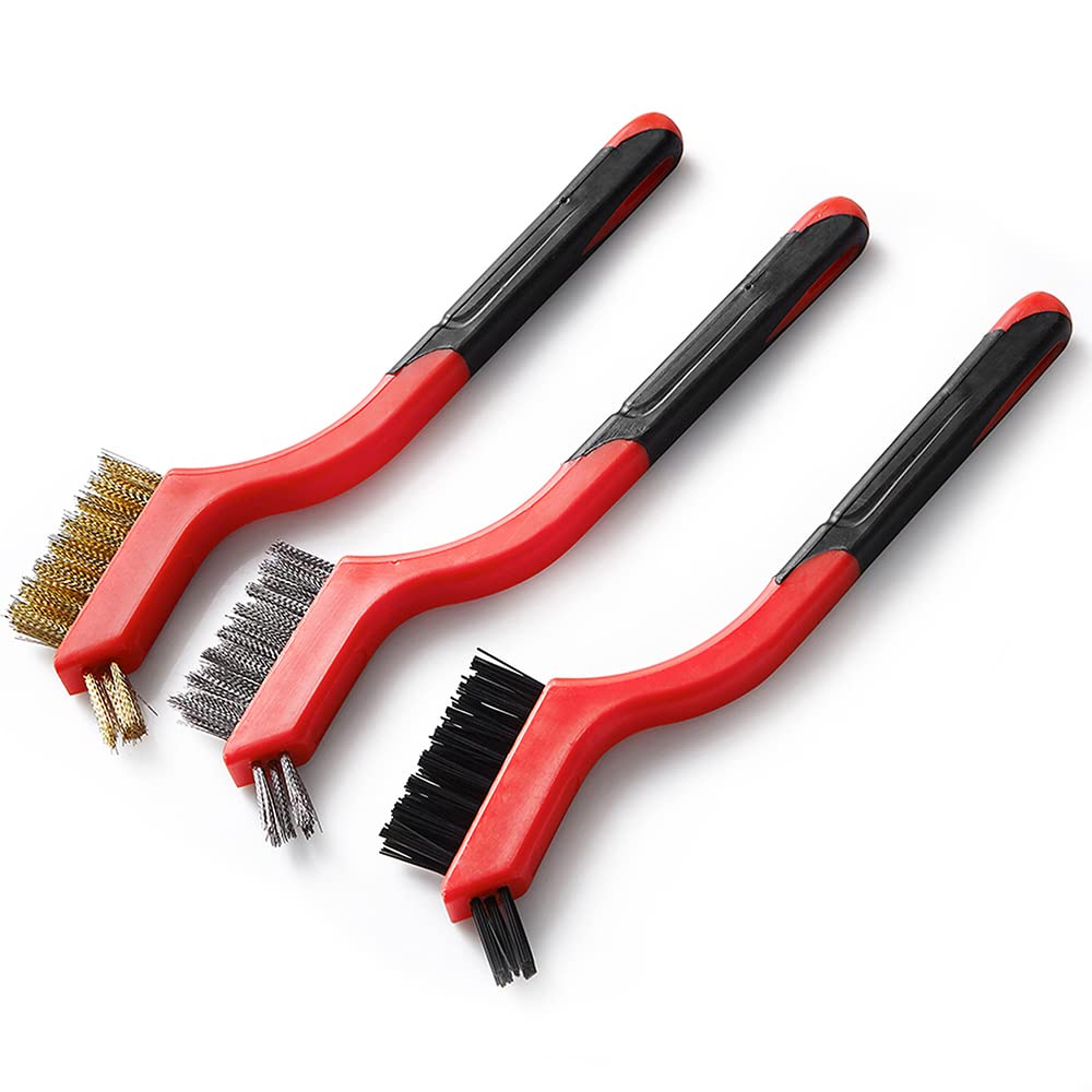Dekton 3pc Wire Brush 9"" Set NEW