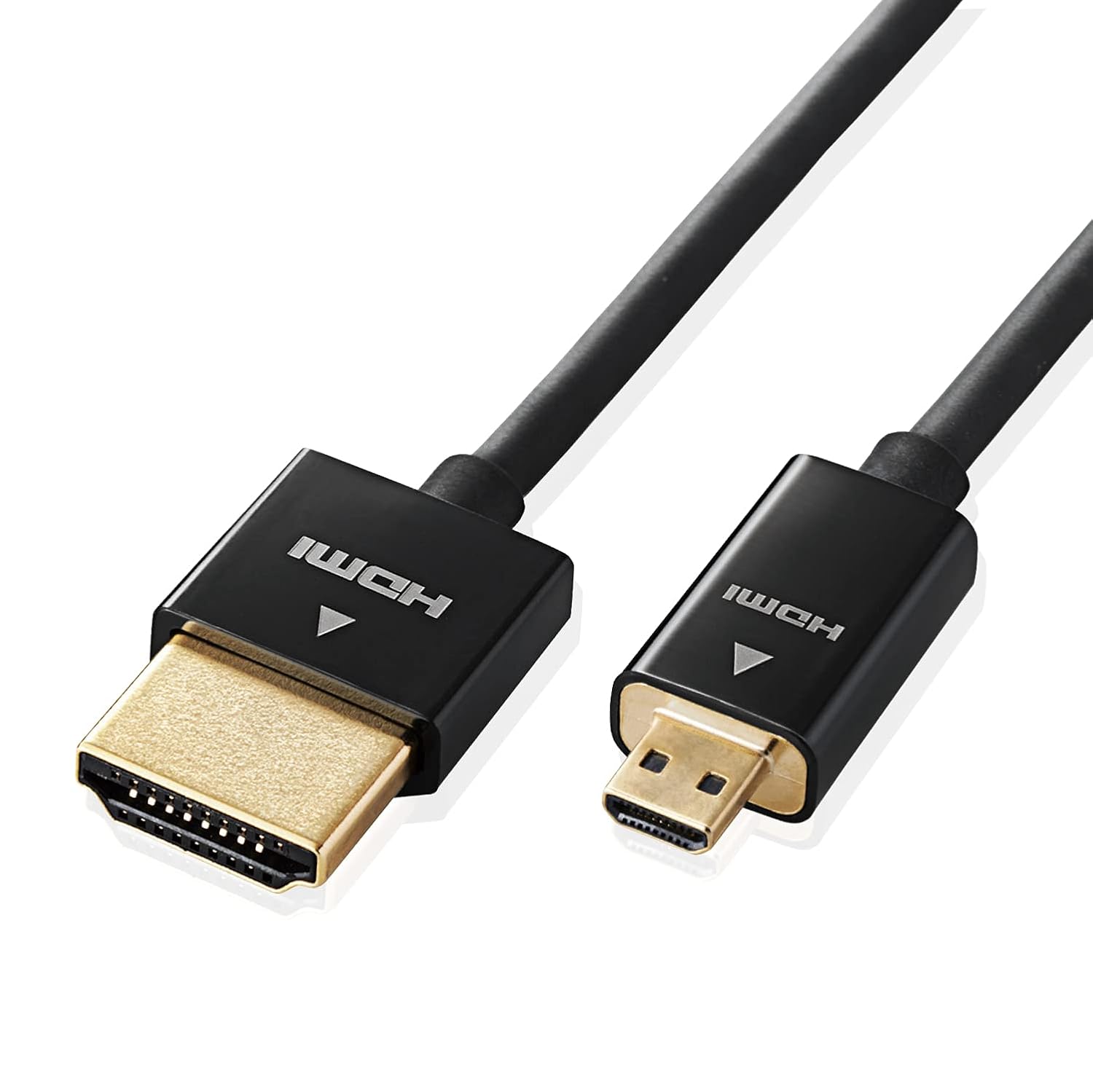 Elecom Ethernet-enabled Super Slim HDMI cable (AD) 1.5m DH-HD14SSU15BK