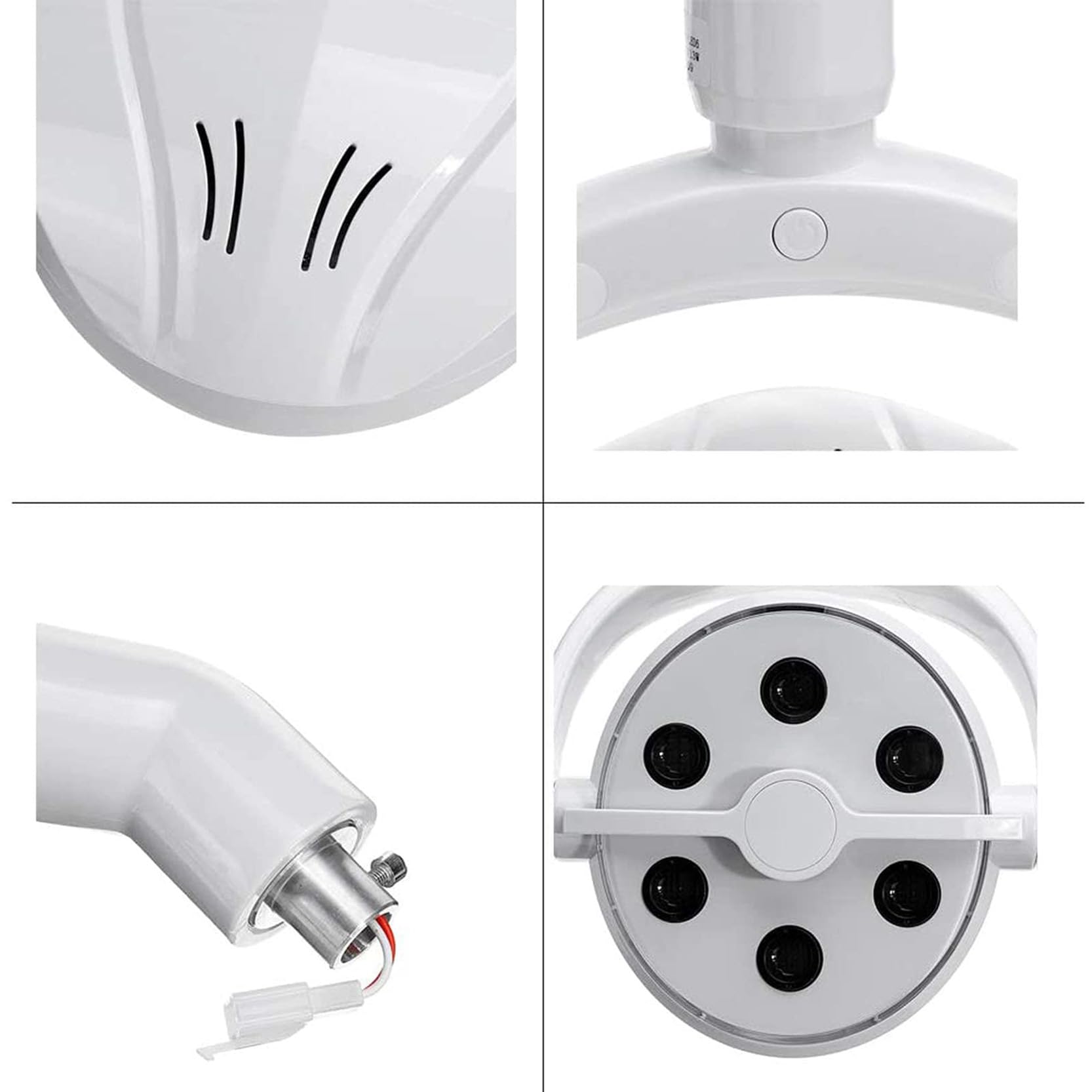 SenhE Dental LED Munduntersuchungsleuchte, Dental Mundlicht, Kaltlicht-Schattenlose Chirurgische Oraluntersuchungs Sensorlampe, Für Dental, Oral, Ambulante OP-Leuchte, 22 mm/26 mm