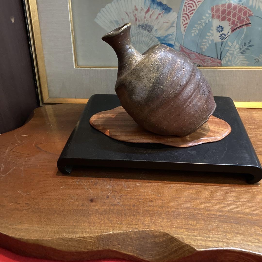 備前焼？花入？徳利？ 楽天市場】備前焼 舟徳利花入（桟切)| おしゃれ 日本製 工芸品