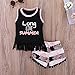 Toddler Girl Summer Clothes Vest Tops Tassels Shorts 2pcs Baby Girl Outfit Suit (12-18 Months, B)