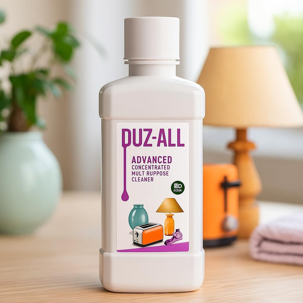 Duz All Advanced Concentrated Multi Purpose Cleaner - All Purpose Cleaning Liquid for Home, Kitchen & Floor (Bio Safe) - 500ml