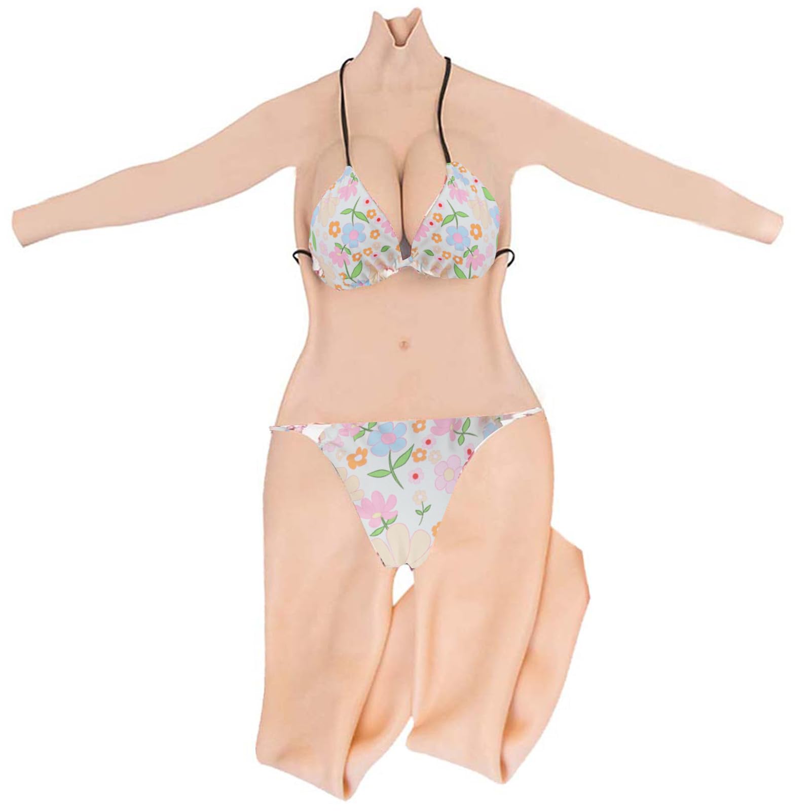 Body in silicone Body integrale Coppa C-G Body finto Body in silicone Darg per crossdresser transgender Dargqueen