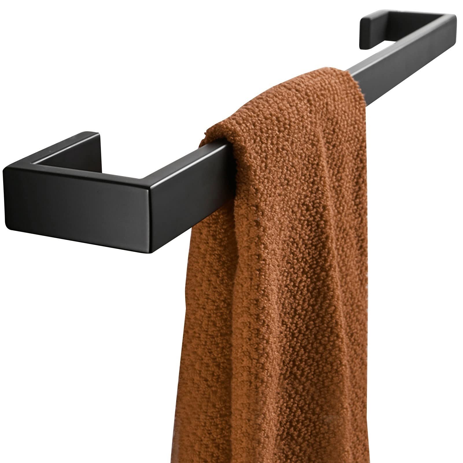 Porte-serviette à tige unique anti-rouille pour suspendre le linge de bain