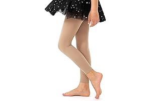 Girl's Footless Tights: Superior Comfort for Dance, Gymnastics, and School