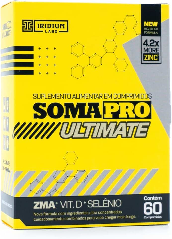 Soma Pro Ultimate ZMA de Última Geração 60 comprimidos - Iridium Labs