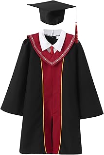 Conjunto de 2025 para graduación gorro con borlas vestido de jardín de infantes Preescolar Graduación Toga y Birrete para Niños Jardín de Infancia Regalos para Graduacion