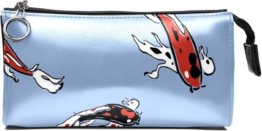 Amazon 化粧ポーチ 鯉 きれい おしゃれ メイクポーチ 化粧品収納 小物入れ 通勤通学 軽量 防水 旅行 持ち運び 携帯便利 Puレザー コスメ 機能 大容量 収納ケース ペンケース デザイン 贈り物 ファスナー Hdxan 化粧ポーチ 通販