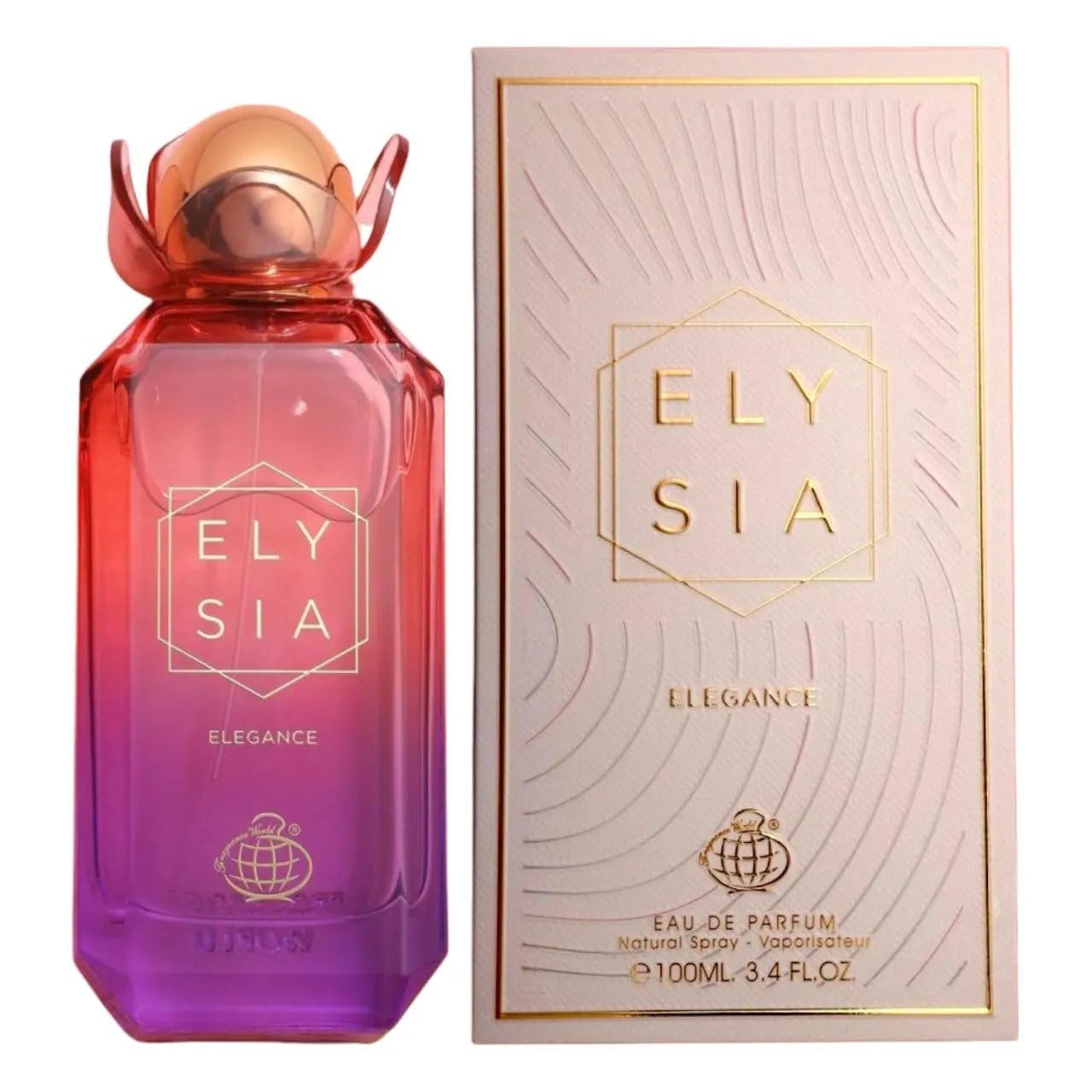 Elysia Élégance Eau de Parfum 100 ml – Fruity-Gourmand damski zapach z gruszką, brzoskwinią i wanilią | długo utrzymująca się