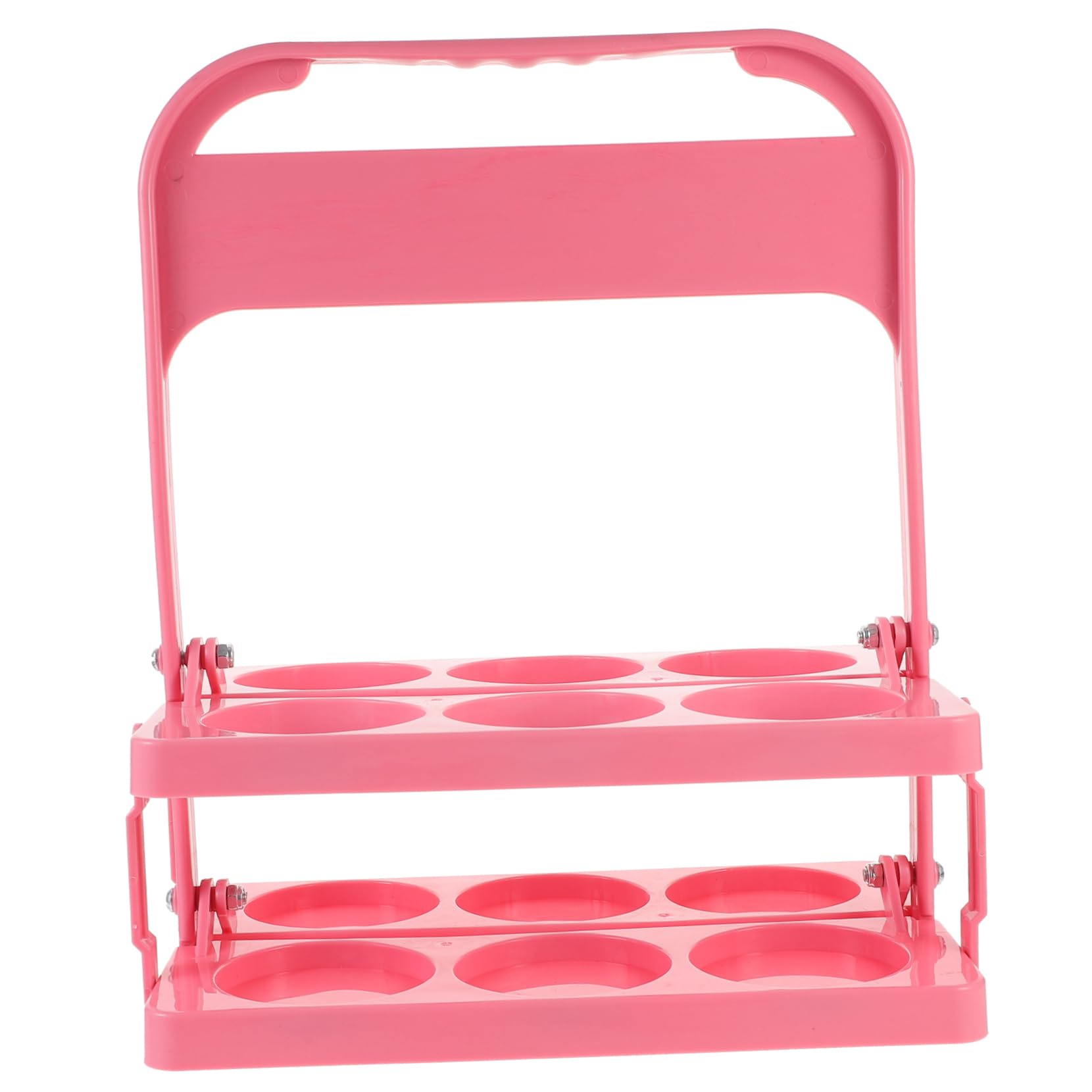 Alipis Foldable Beer Bottle Carrier Portable Drink Holder with Handle Design Compact Storage for Cans and Bottles for Picnics Parties Daily Use