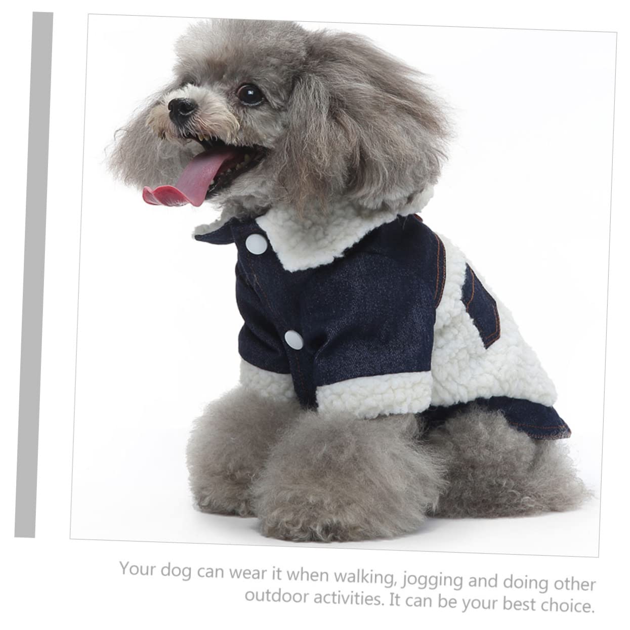 HMJGDHX Abrigo de algodón para Mascotas de Invierno, Ropa cómoda para Perros Que Proporciona Calidez para Paseos al Aire Libre en climas fríos