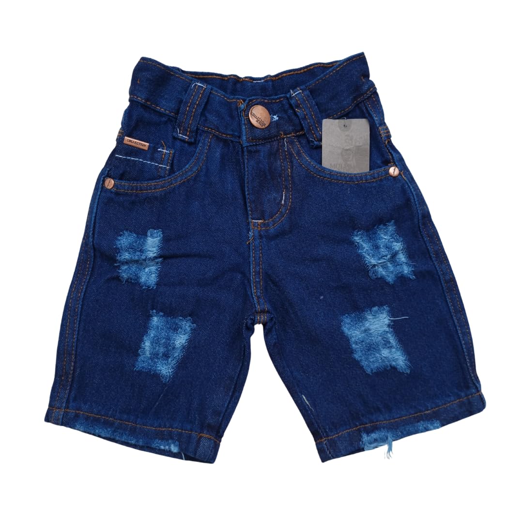 Bermuda Jeans Rasgada Infantil e Juvenil Menino, Lavagem Azul Clara e Azul Escura, Estilo Moderno, 2-16 Anos em promoção! Veja a oferta e mais achadinhos de Meninos 6 Hoje é o melhor dia para comprar Bermuda Jeans Rasgada Infantil e Juvenil Menino, Lavagem Azul Clara e Azul Escura, Estilo Moderno, 2-16 Anos com aquele preço maroto! Promoção! Aproveite a oferta! 6