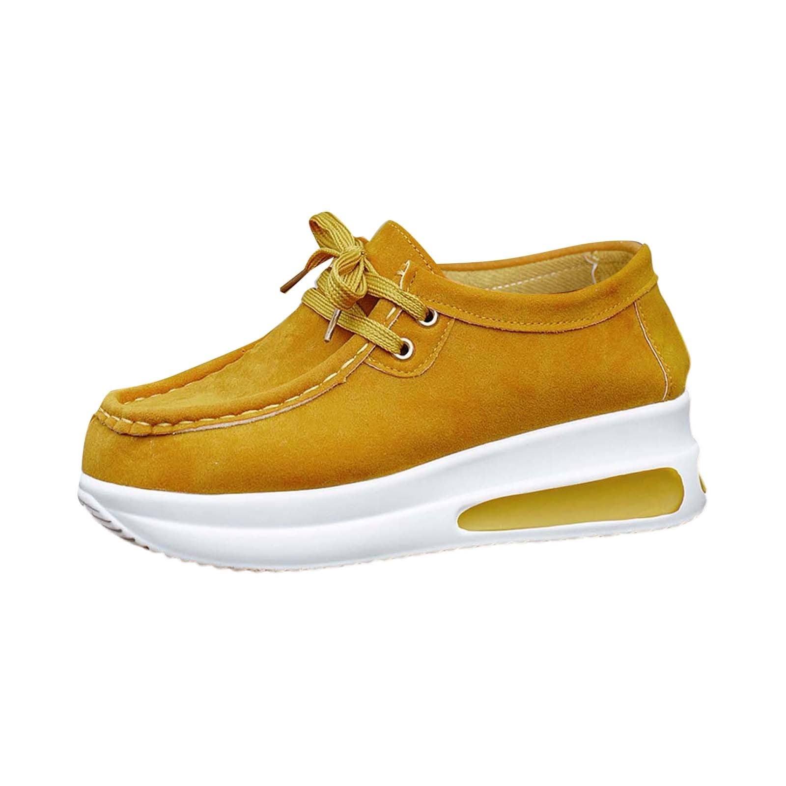Zapatillas de mujer blancas casual con plataforma para verano 8