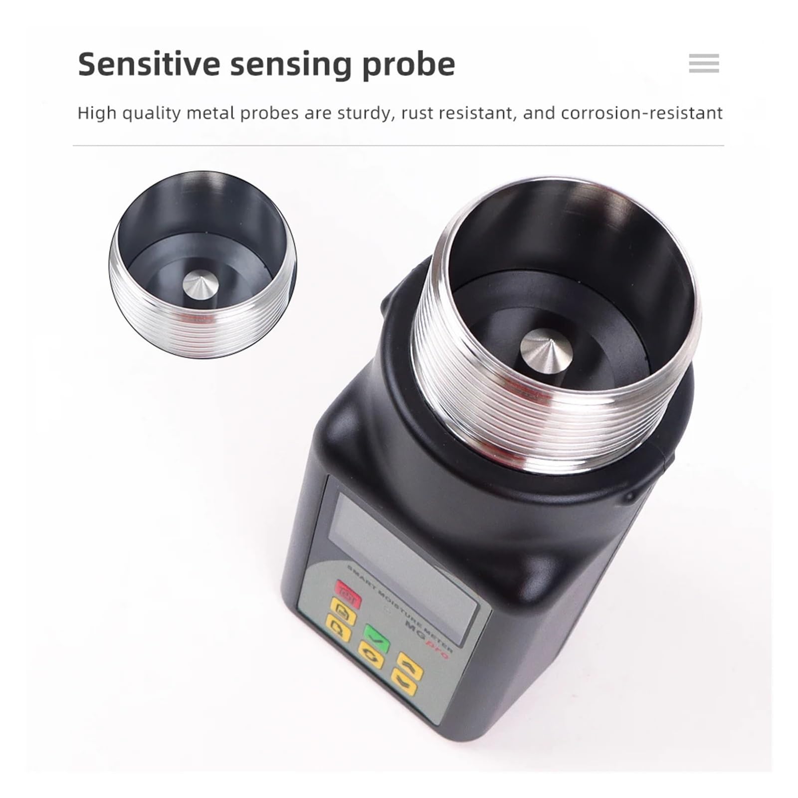 Intelligentes Getreide-Feuchtigkeitsmessgerät for 25 Arten Mais, Reis, Weizen, Erdnuss, Kaffeebohnen, Samen, Erbsen-Hygrometer, Feuchtigkeitstester Genaue Anzeige