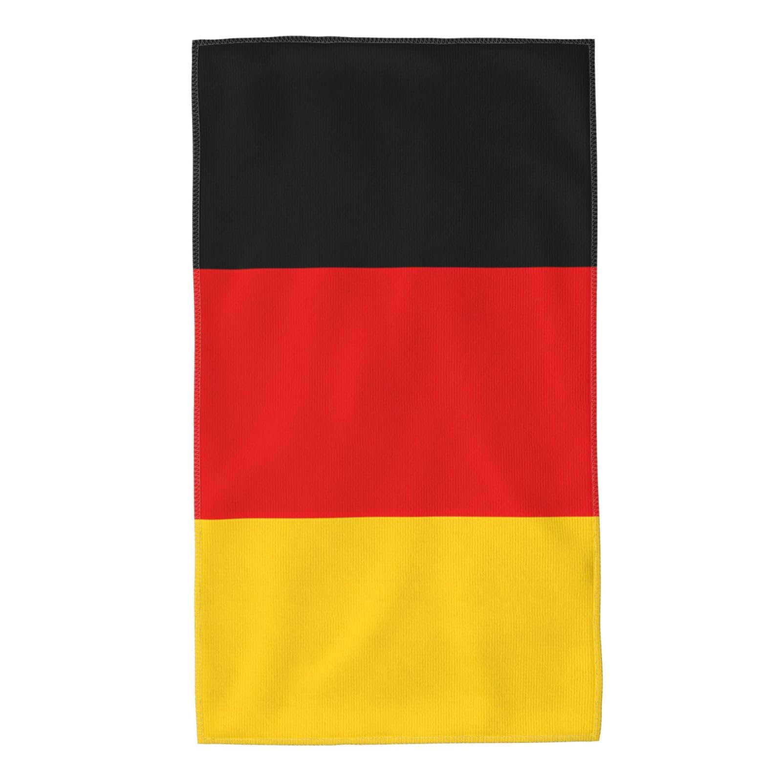 xcoppkj Absorbent Quick Dry Skin-Friendly Lightweight Travel German flag Towel for Beach, Pool, Yoga, Gym, Hiking