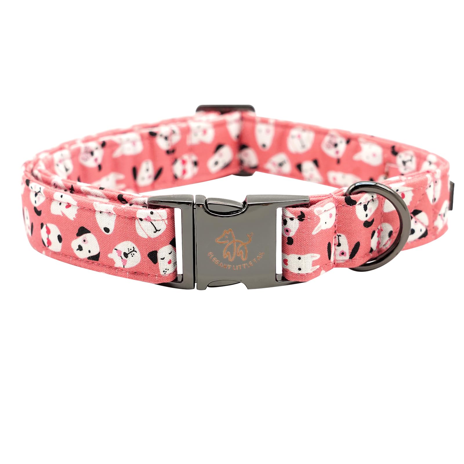 Collier réglable pour chiens de taille XS : confort rose anti-fugue