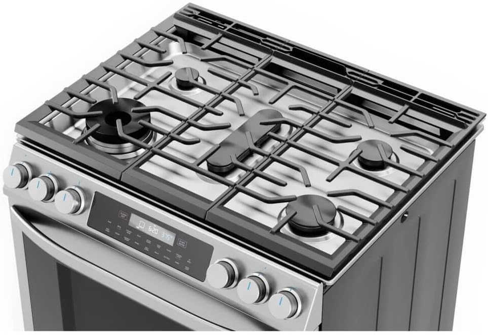 Midea MGS30S2AST 6.1 Cf / 30 Gas Range Convection Wi-fi